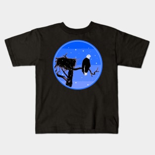 Bald Eagle in Winter Kids T-Shirt